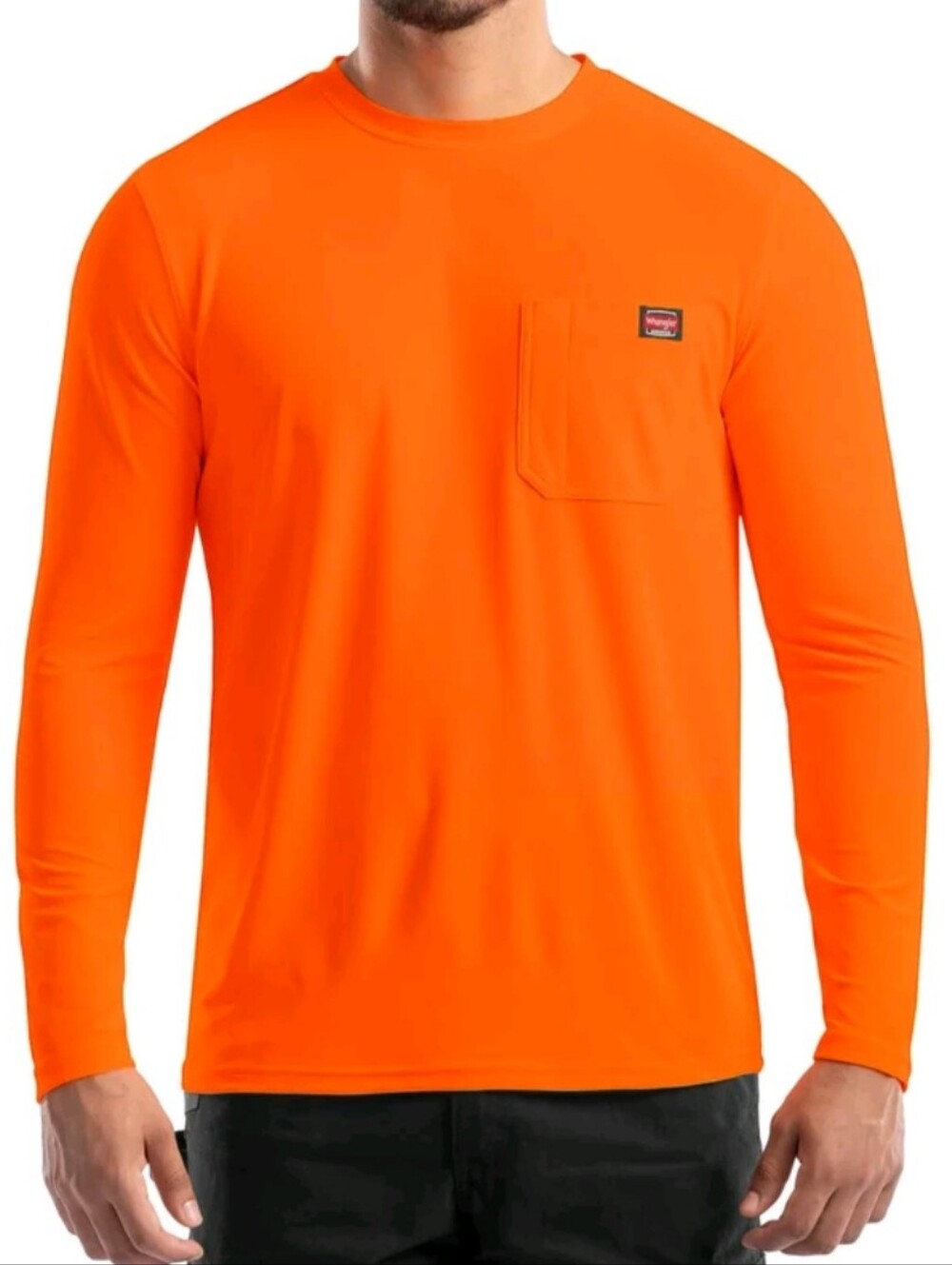 Wrangler Workwear Men's Size XL (46-48) Long Sleeve Performance Work T-shirt